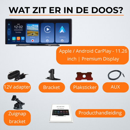 Apple / Android CarPlay - 11.26 inch | Premium Display (2025)
