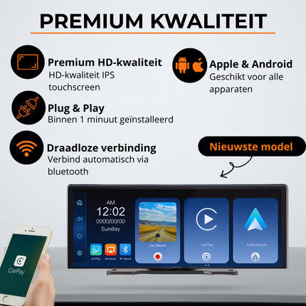 Apple / Android CarPlay - 10.26 inch | Premium Display (2025)
