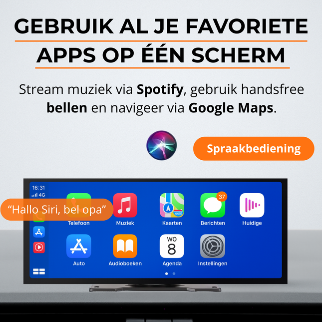 Apple / Android CarPlay - 11.26 inch | Premium Display (2025)