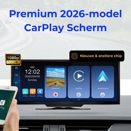 Apple CarPlay Scherm & Android Auto | 10.26 inch los scherm | 2026 model