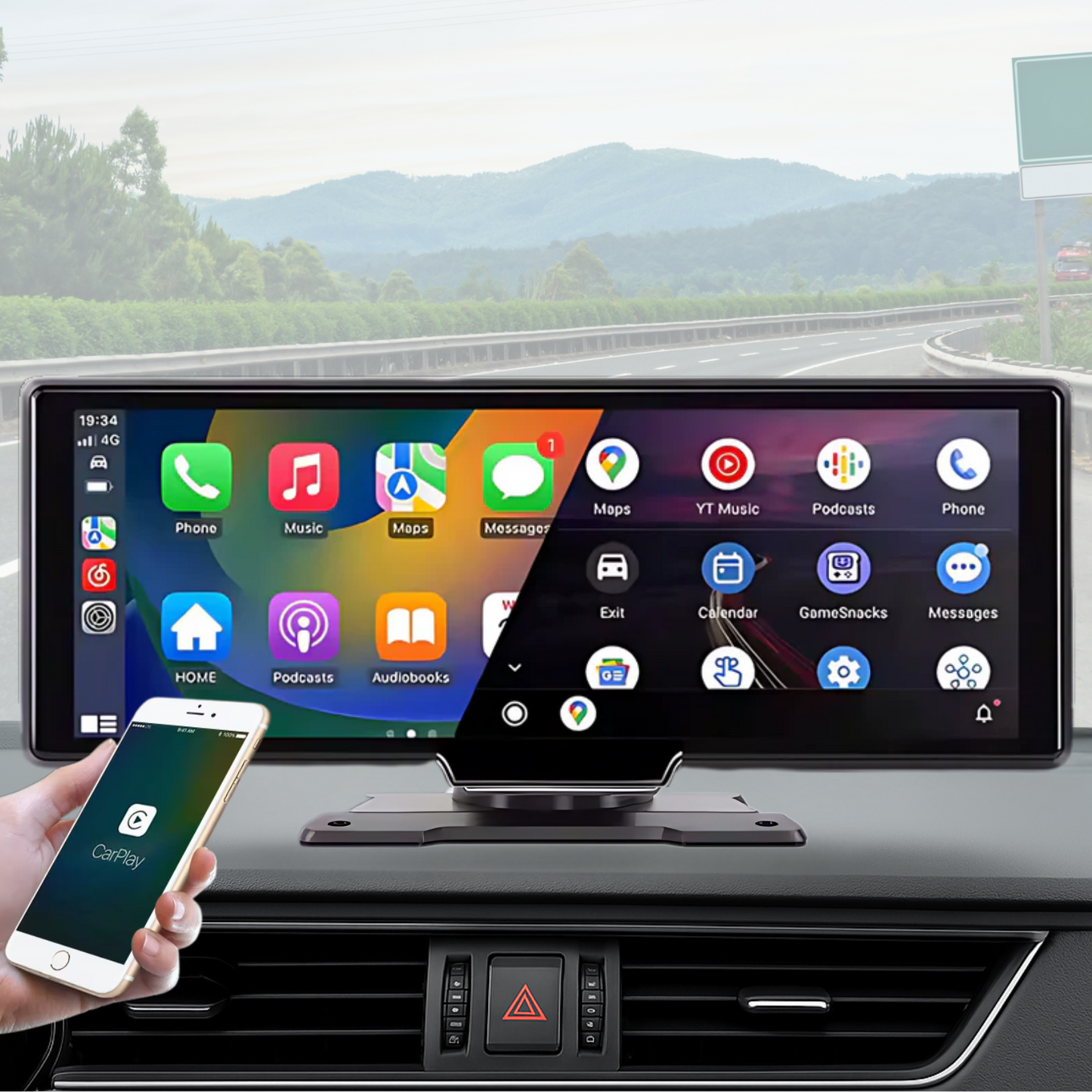 Apple / Android CarPlay - 10.26 inch scherm