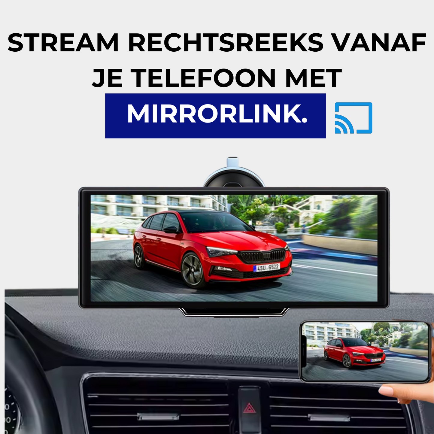 Apple / Android CarPlay - 10.26 inch scherm
